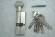 Циліндр KALE 164ASM 26*10*40 76mm нікель 5 ключів з ворот