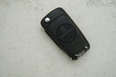 Корпус пульта Nissan NSN14 2 кнопки Almera Qashqai (переробка)