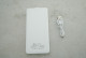 Power Bank 10000 mAh з ліхтариком type-c білий