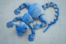 Кіт сфінкс синій 3D 30 см