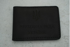 Обкладинка Верховна Рада України чорний шкіра