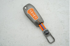 Чохол Ford метал+силікон помаранчевий