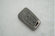 Чохол VW/Skoda/Seat , сірий з вставками з екошкіри + поліуретану