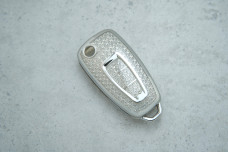 Чохол Ford срібло поліуретан + diamonds