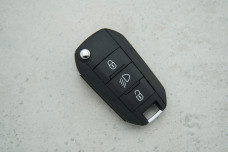 Корпус пульта Peugeot HU83 3 кнопки (під батарейку)