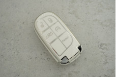 Чохол JEEP Chrysler Dodge Fiat білий срібло поліуретан