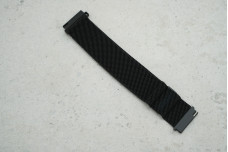Ремінець Milanese loop 22мм металевий чорний 