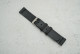 Ремінець 18мм чорний шкіряний глянцевий