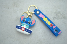 Брелок Stitch в човні карабін+ремінець (тип 5)