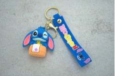 Брелок Stitch тип 6 в бочці карабін+ремінець