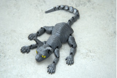 Кіт сфінкс сірий 3D 19 см