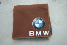 Серветка BMW коричнева мікрофібра 
