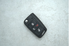 Корпус пульта VW HU66P 3 кнопки + паніка (пластикова ручка)