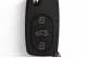 Корпус ключа Audi HU66 3 кнопки