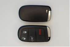 Корпус ключа Chrysler / Dodge / Fiat / Jeep SMART SIP22 3 кнопки + паніка