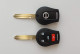 Корпус ключа Nissan NSN14 3 кнопки + паніка