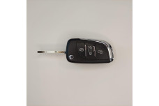 Корпус ключа Peugeot HU83 3 кнопки CE0536 (батар. на корпусі)