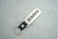 Брелок BMW пластина метал(10*2,5см)