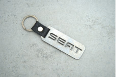 Брелок Seat пластина метал(10*2,5см)
