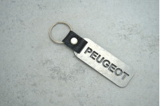 Брелок Peugeot пластина метал(10*2,5см)