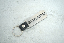 Брелок Subaru пластина метал(10*2,5см)