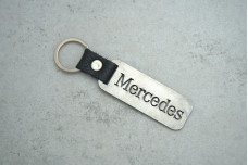 Брелок Mercedes пластина метал(10*2,5см)