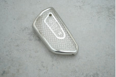 Чохол VW Skoda срібло поліуретан + diamonds