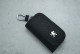 Автоключниця чохол Peugeot шкіра чорна