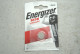 Батарейка Energizer 1616 Lithium (за 1шт.)