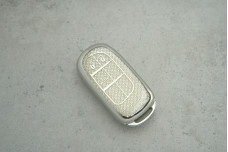 Чохол JEEP / Chrysler / Dodge / Fiat срібло поліуретан + diamonds