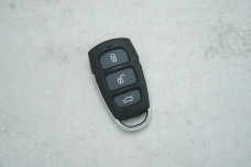 Корпус пульта Kia Hyundai 3+1 кнопки з металевою ручкою