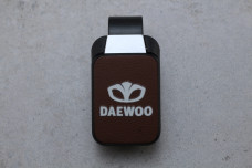 Тримач для окулярів Daewoo шкіра текстура коричневий