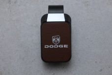 Тримач для окулярів Dodge шкіра текстура коричневий