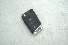 Корпус пульта VW HU66 3 кнопки (металевий верх)