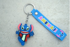Брелок Stitch в червоній кофті