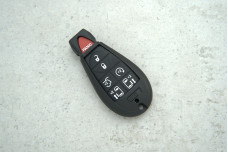 Корпус пульта Chrysler / Dodge / Jeep 6 кнопок + паніка, тип 2 (кріплення бат. CR2032)