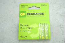 Акумулятор GP Recyko 800mAh AAA,1.2V HR3 (блістер 4шт)