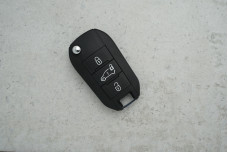 Корпус пульта Peugeot HU83 3 кнопки (тип бат. 2)