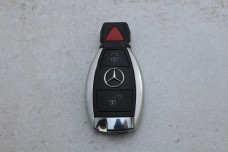 Корпус пульта Mercedes-Benz 3+1 кнопки, рибка (з місцем під лого)
