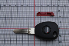 Корпус ключа Dacia / Renault DAC 4DP TPOO (під чіп)