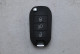 Корпус пульта Peugeot HU83 3 кнопки (світло) (лого тип 2)