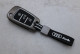 Чохол Audi графіт метал + силікон чорний