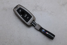 Чохол BMW графіт метал + силікон чорний