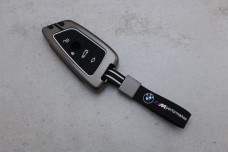 Чохол BMW графіт метал + силікон чорний