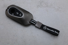 Чохол Mercedes графіт метал + силікон чорний