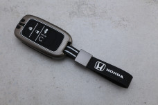 Чохол Honda графіт метал + силікон чорний