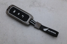 Чохол Honda графіт метал + силікон чорний