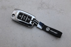 Чохол VW метал + силікон чорний