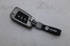 Чохол VW графіт метал + силікон чорний