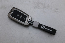 Чохол VW графіт метал + силікон чорний